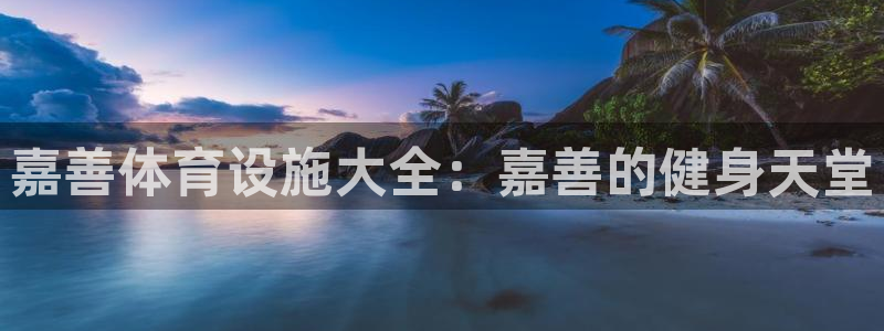海南意昂体育3：嘉善体育设施大全：嘉善的健身天堂
