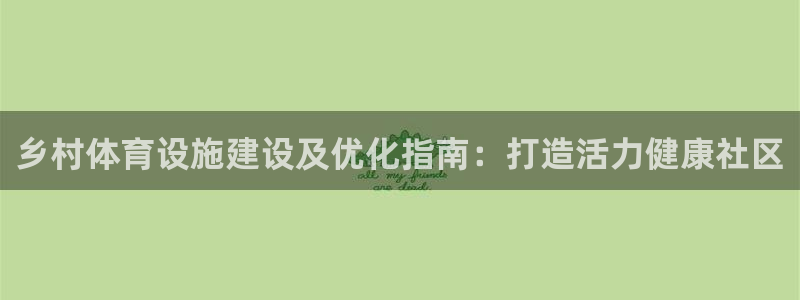 意昂3新能源：乡村体育设施建设及优化指南：打造活力健