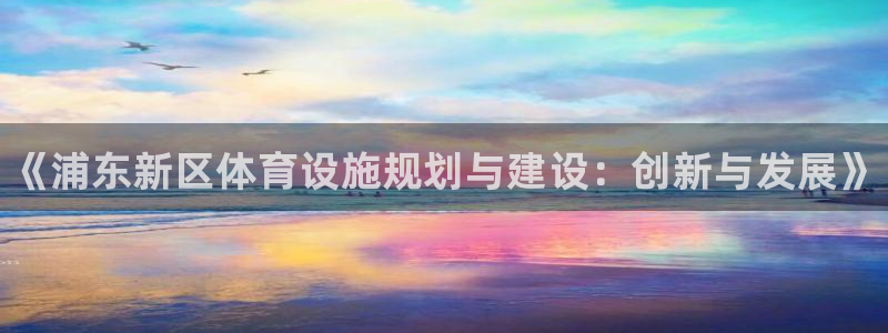 意昂体育3招商电话地址：《浦东新区体育设施规划与建设：创新与