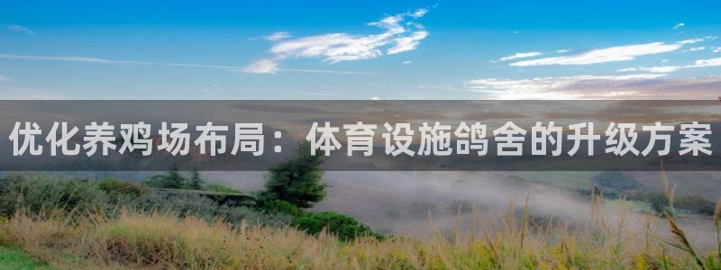 意昂3娱乐代理怎么样：优化养鸡场布局：体育设施鸽舍的升级方案